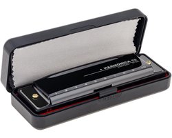 Store_9 - Mondharmonica - Blues mondorgel - 10 gaten - C-sleutelharmonica - Geschikt voor kinderen, volwassenen en beginners - Zilver