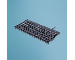 R-Go Compact Break Toetsenbord - Break software - USB - Ergonomisch design - QWERTY(US) - Zwart