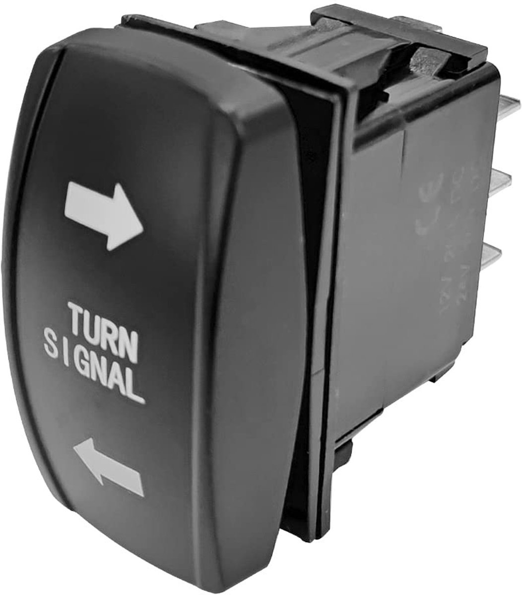 Vt products - Tuimelschakelaar - 4-pins - LED-indicatie - Marine-kwaliteit - DC 12V/20A - Geschikt voor auto en schepen - Zwart