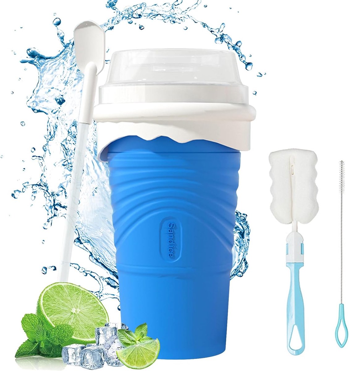 Slushy Maker - Slush Puppy Maker - IJscrusher - Slush Puppy Beker - Slushy Puppy Maker - Slush Maker - Slushy Cup - Blauw