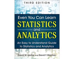 Omslag van Even You Can Learn Statistics and Analytics