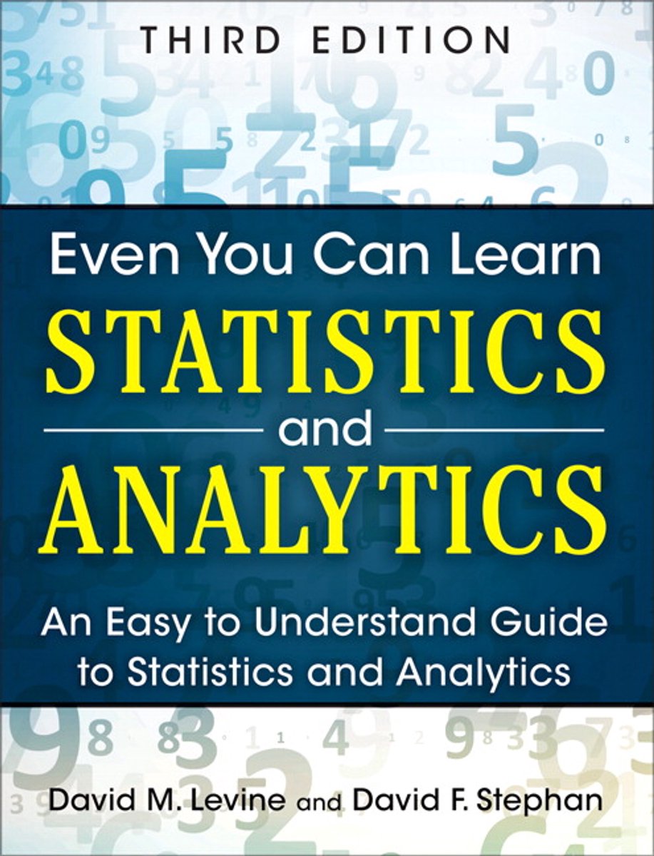 Omslag van Even You Can Learn Statistics and Analytics