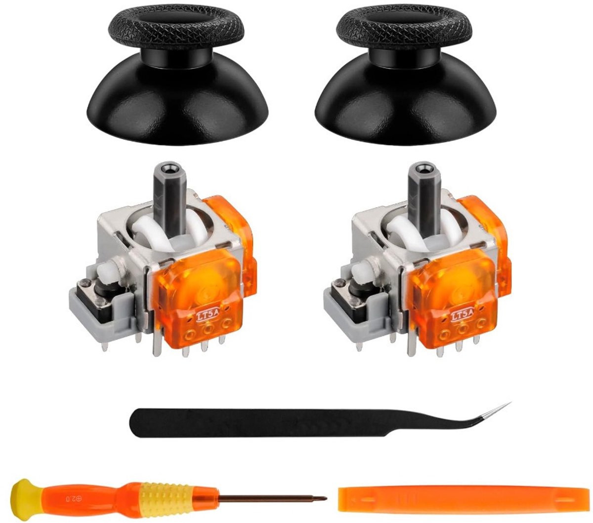 TMR Hall Effect Joystick Compatibel met PS5 Controller - 7IN1 Set