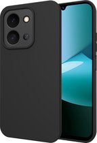 Just in Case hoesje geschikt voor Xiaomi Poco C85 Hoesje Siliconen - Flexibele Case - Zwart