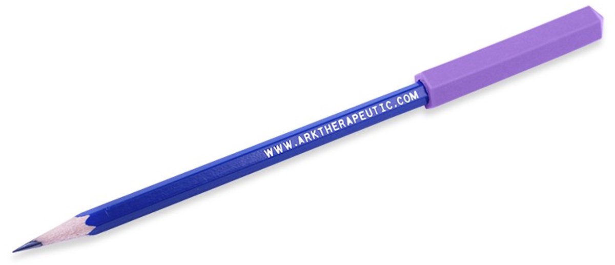 ARK Therapeutic kauwbare potlood topper Krypto-Bite lavendel XXT stevig.
