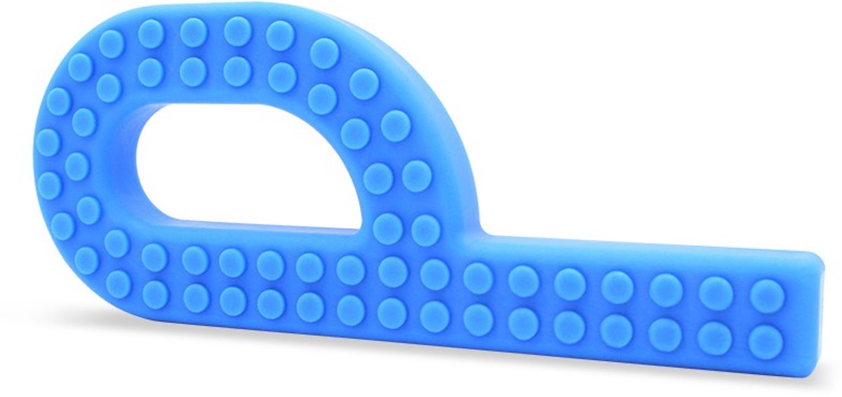 ARK Therapeutic bijtspeelgoed Grabber Brick Chewy P blauw XXT sensorisch.