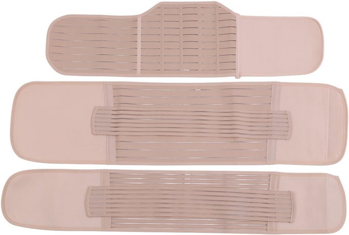 Zerodis 3-in-1 Postnatal Belly Band Belly Band Belly Wrap Belt Body Shaper Belt Pregnancy Recovery Corset Waist Trainer Band for Women