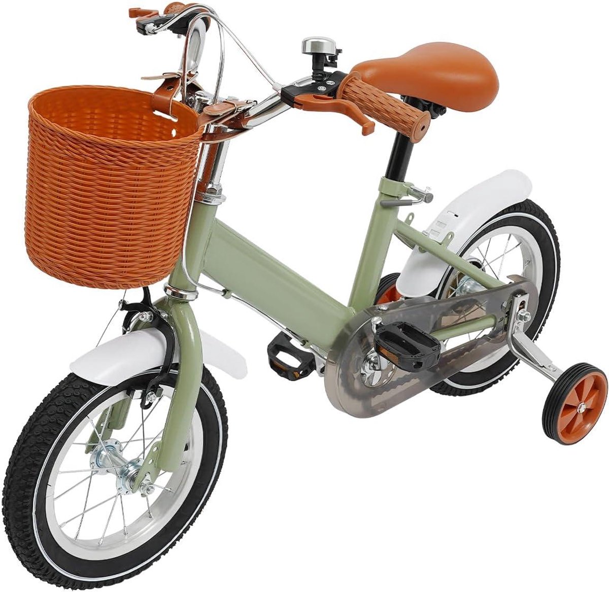Kinderfiets Loopfiets Leren Fietsen Veilige Constructie 12 Inch Groen