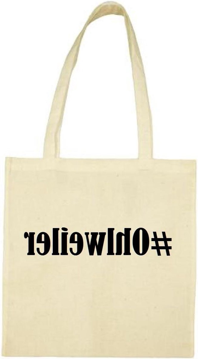Schoudertas - Draagtas Gymtas - Boodschappen Doen - 100% Katoen - 38 x 42 cm - Rood