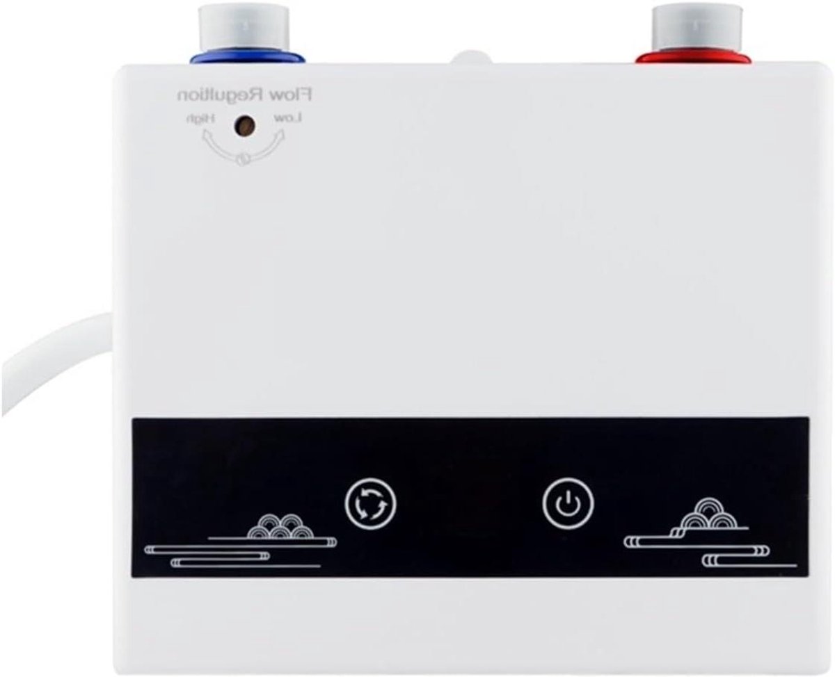 Doorstroomverwarmer - Elektrische Boiler - Direct Warm Water - Compact Ontwerp - 4000 W - Wit