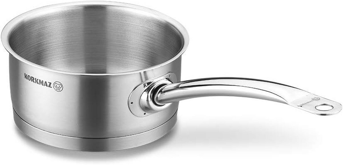 RVS Steelpan met Aluminium Bodem voor Gelijkmatige Warmteverdeling