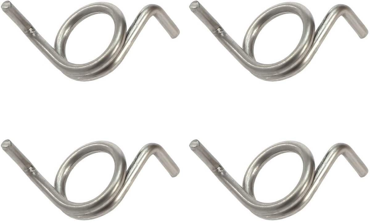 aladdien - Deurslot Klink Veren - Reparatieset voor VW Transporter - 4 Stuks - Zilver - Auto Lock Reparatie - Geschikt voor Transporter