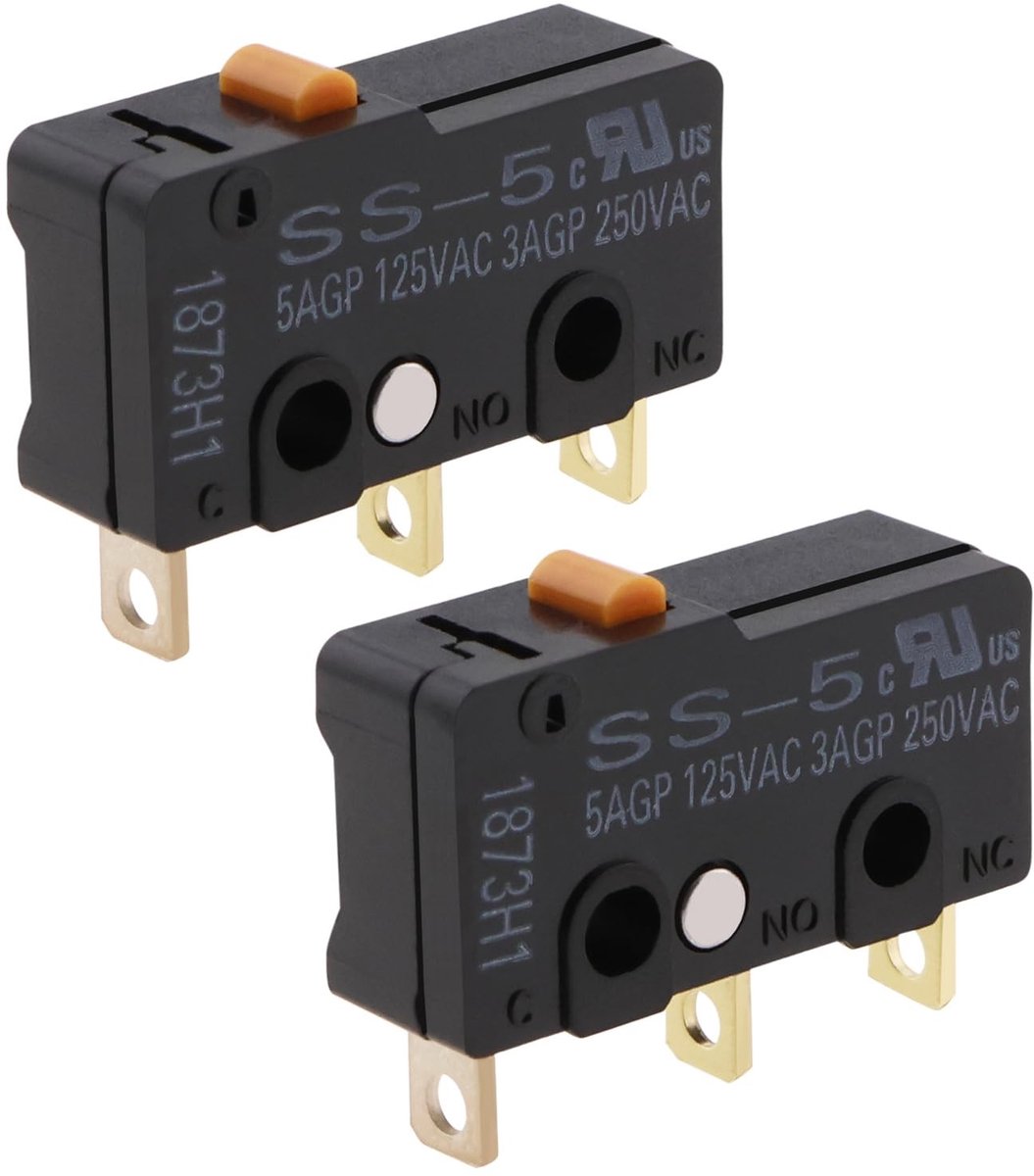ONF3 - Zwembad Valve Actuator - Micro Schakelaar Vervanging - Zwart - Compatibel met Pentair - Ideaal voor reparatie - 2 Stuks