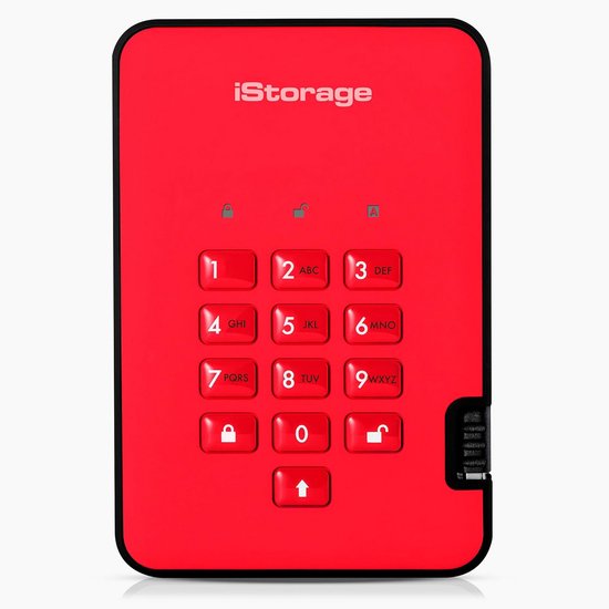 Beveiligde Draagbare SSD 128 GB Groen met Wachtwoord en Hardwareversleuteling — afbeelding 4