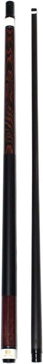Koolstofvezel Keu - Biljartkeu Set - Spel Verbeteren - Lage Deflectie Tip - 58 Inch - Houtnerf