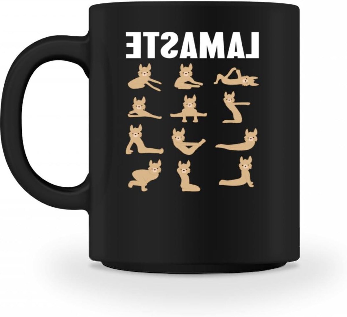 Koffiemok - Thee mok - Ochtendritueel - Uniek ontwerp - 375 ml - Zwart