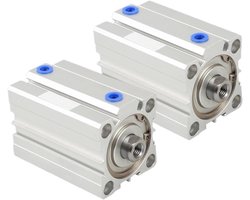 Pneumatische Cilinder - Lucht Cilinder - Industriële Automatisering - Compact Ontwerp - 80mm Boring - Metaal