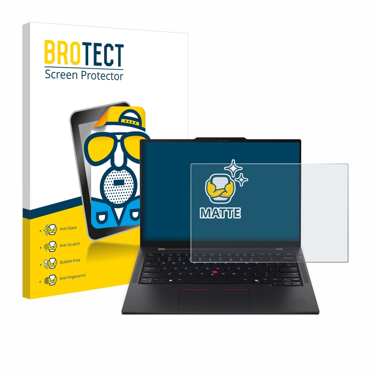 BROTECT - Screenprotector voor Lenovo ThinkPad T14s Gen 6 - Folie Beschermfolie matte