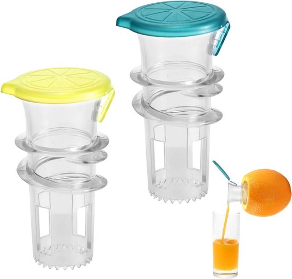 Draagbare Citruspers met Schroefdop voor Verse Sappen en Cocktails