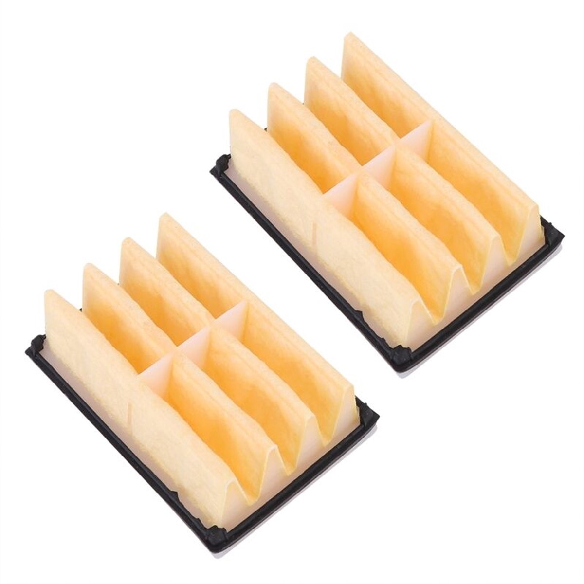 Luchtfilters geschikt voor specifieke kettingzaagmodellen - 2-pack, geschikt voor diverse series.