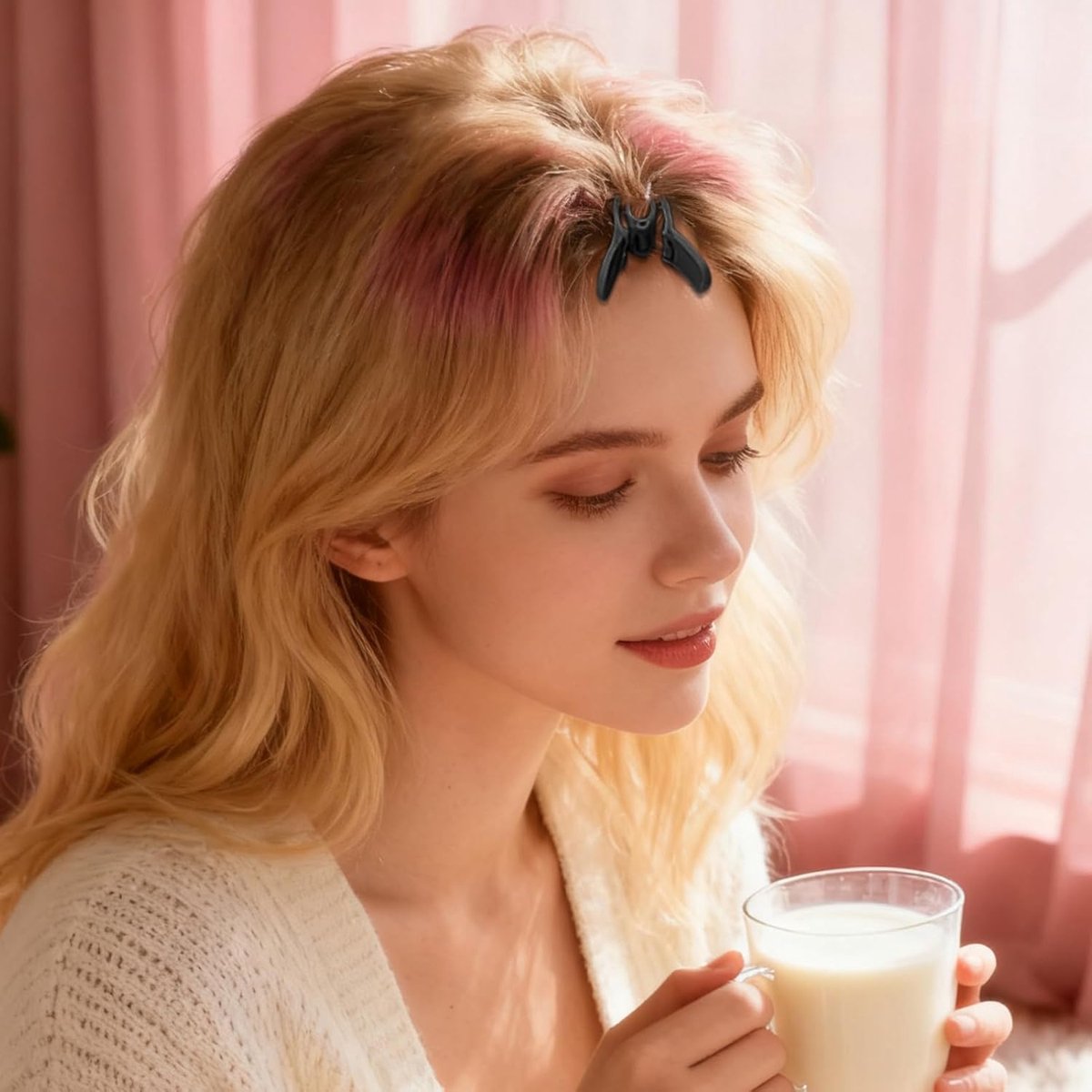 Volume haarspelden - Haarstyling tool - Haar volume creëren - Zachte grip - 11 cm - Zwart