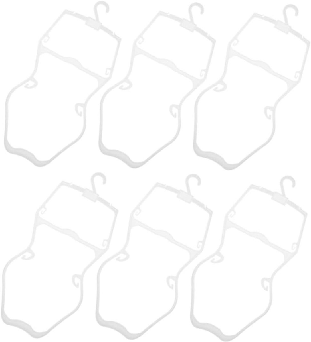 Baby Kledinghangers - Kinderhangers - Kast Organiseren - Gladde Afwerking - 6 Stuks - Wit