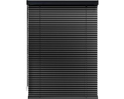 Aluminium Jaloezieën - Metalen Lamellen - Privacy Creëren - Maatwerk Mogelijk - 145x180cm - Zwart