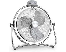 Vloerventilator - Industriële ventilator - Ruimte Koelen - Oscillerende functie - 35 cm - Roestvrij staal