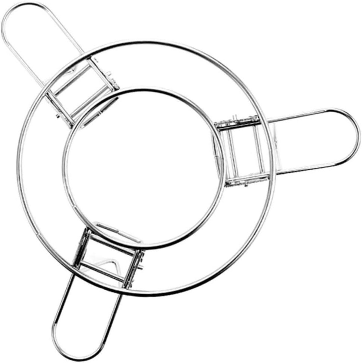 Stoomrek RVS - Keuken Accessoire - Gezond Koken - Inklapbaar Ontwerp - 21 cm - Zilverkleurig