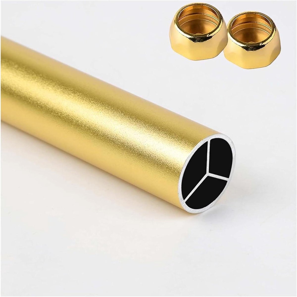Garderobestang - Kledingstang Kast - Kasten Organiseren - Flexibel In Te Kort - 150 cm - Goud