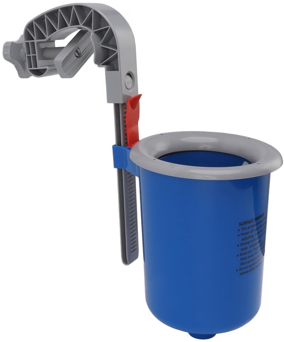aladdien - BOVENGRONDSE AUTOMATISCHE - Eenvoudig te installeren - Blauw - Zwembadreiniging - Handsfree skimmen - Ideaal vo...