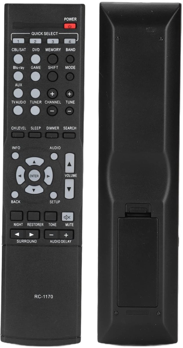 ONF3 - Vervanging Afstandsbediening - Vervangend model - Hoogwaardig en duurzaam - Compact formaat - Geschikt voor AVR-1513 - Gebruiksvriendelijk
