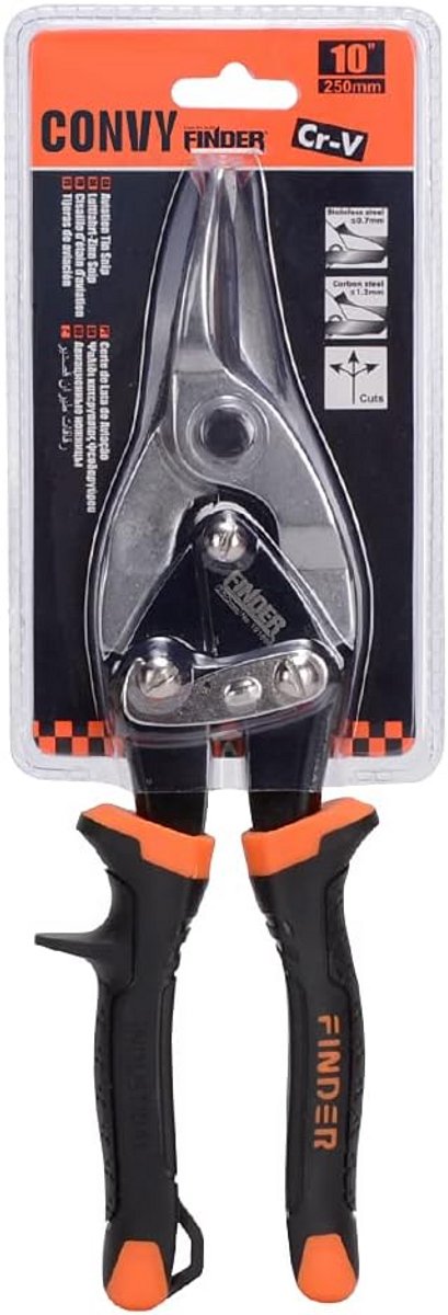 Rechte Tinschaar voor Metaal Met Antislip Grip