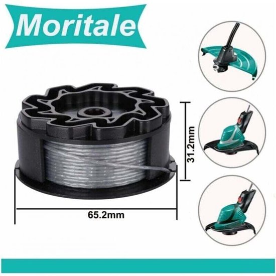 Tweedelige maaispoel geschikt voor dop geschikt voor BOSCH UniversalGrassCut, XU, 18 18-26 18-260 F016800570. — afbeelding 2