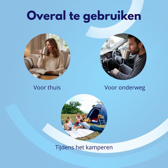 Knaak Set van 2 Dubbelwandige Mokken - Roestvrij staal - 300ML — afbeelding 4