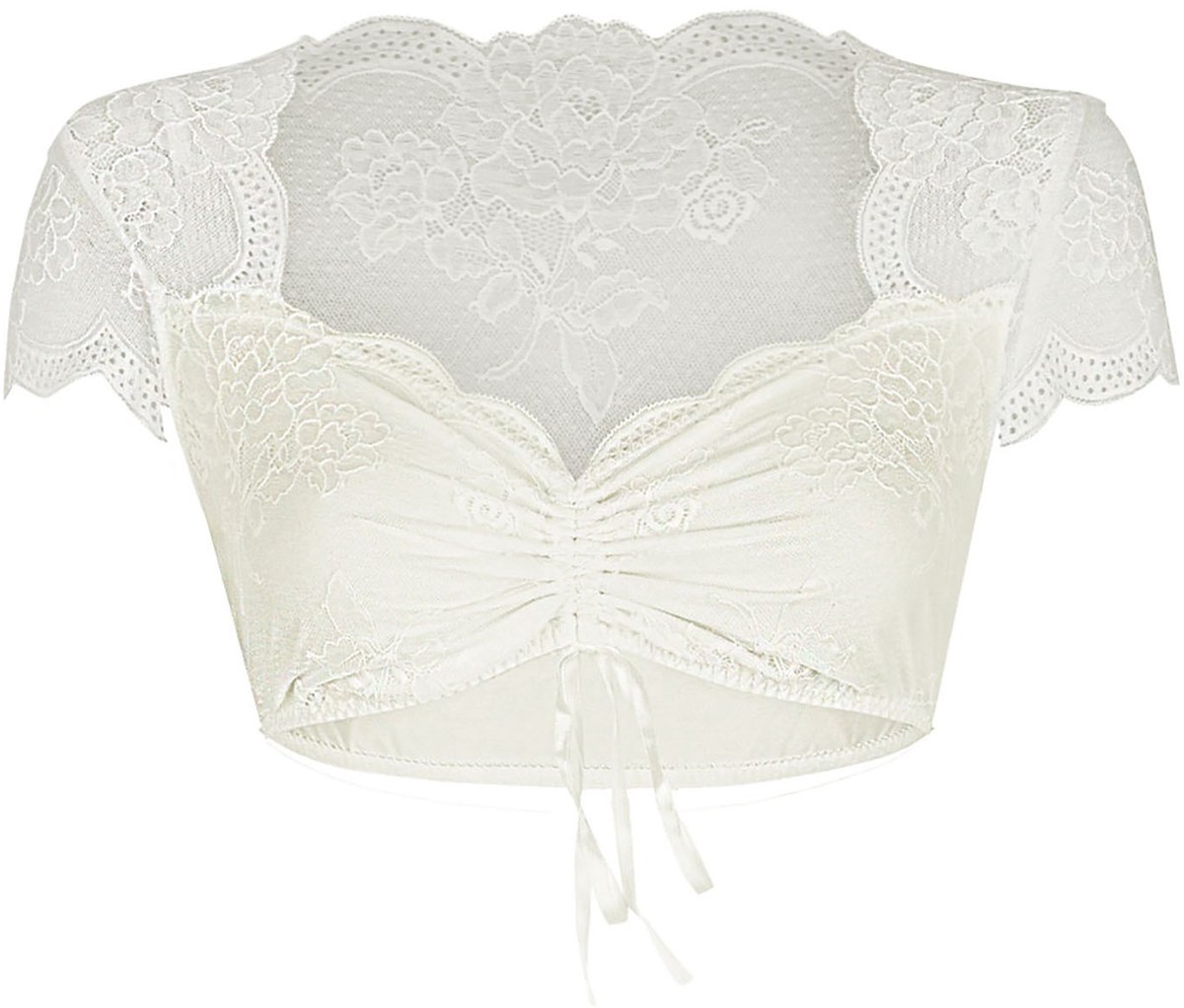 Dirndl-blouse, korte mouwen Tracht
