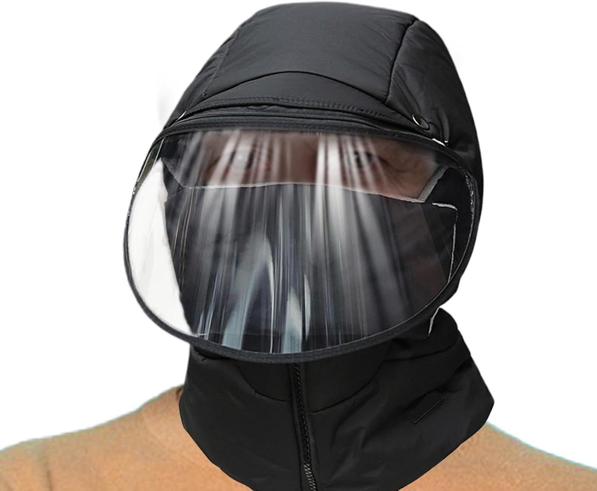 Winter Gezichtsmasker - Thermisch Masker - Buitenactiviteiten Bescherming - Waterdicht Winddicht - 55-60 cm Hoofdomtrek - Zwart