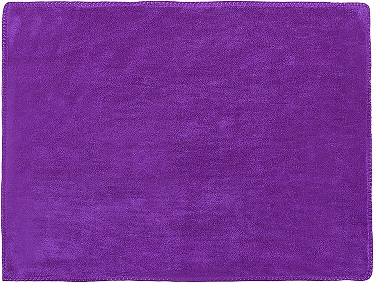 Microvezel doeken - Schoonmaakdoeken - Auto poetsen - Zeer absorberend - 30x60 cm - Paars
