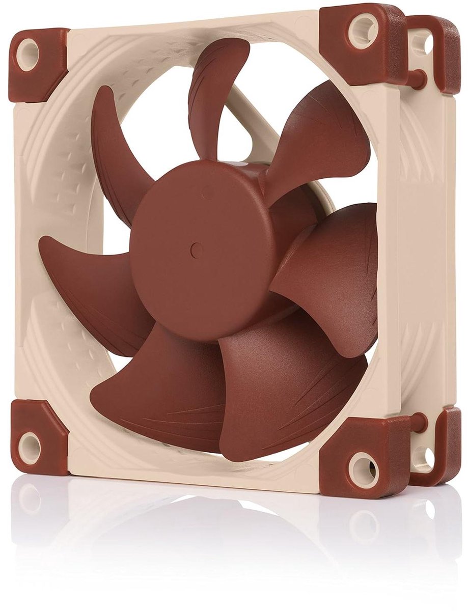 PC Ventilator - Koeler - Computerkoeling - Geluidsarm Ontwerp - 80 mm - Zwart