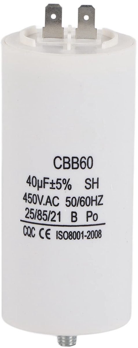 aladdien - Waterpomp condensator - Capaciteit 40 Microfarad - Hoge isolatieweerstand - Geschikt voor AC motoren - Compacte vorm - Betrouwbaar voor w...