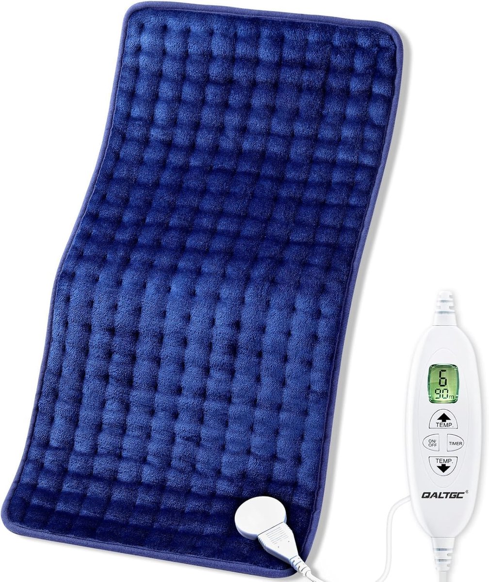 Verwarmingskussen - Warmtekussen - Ontspanning en Comfort - Dual-modus Controller - 30 x 60 cm - Grijs