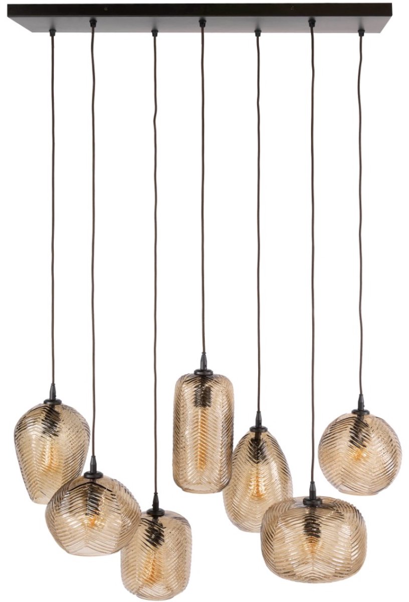 AnLi Style Hanglamp Chevron 4+3L
