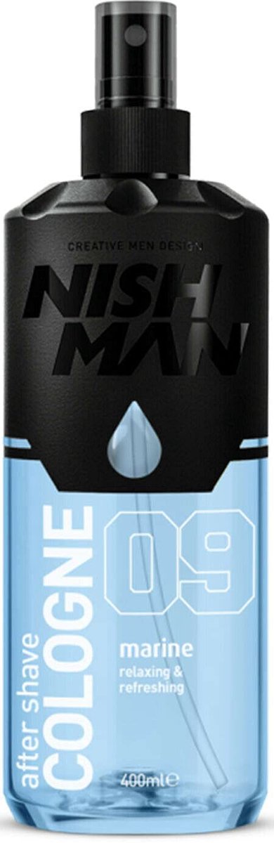 Nishman Aftershave Cologne 09 Marine 150ml – oceaangeur voor heren