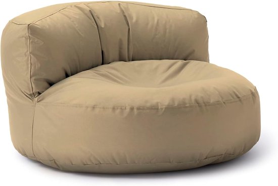 LUMALAND Beanbag Lounge: Zitzak voor uw goedgevulde sit-in | Ontdek modern, knuffelbaar design & relax in stijl in- & outdoor I Met aanpasbare EPS vulling | 90 x 50 cm