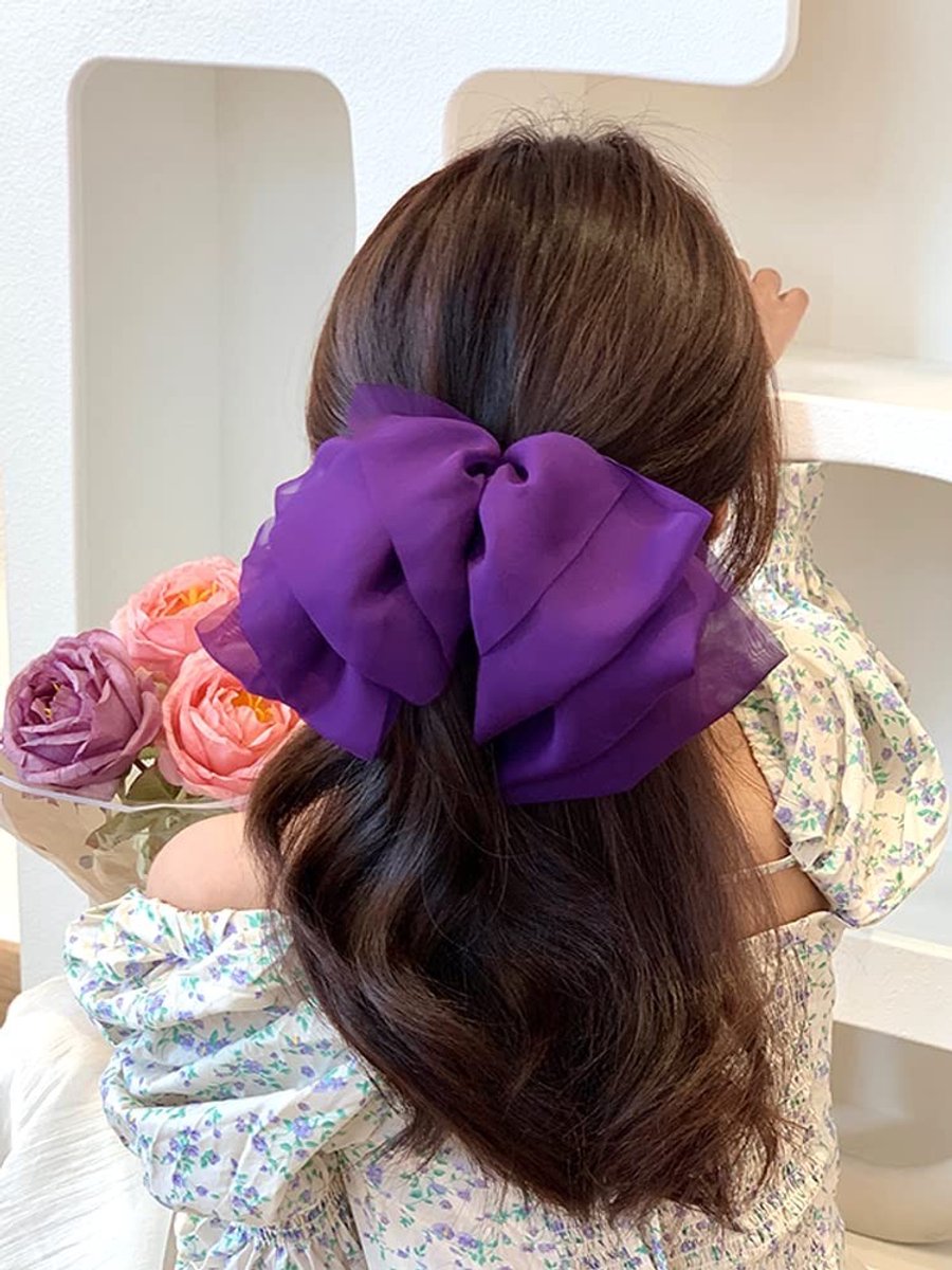 ONF3 - Haarspeldjes - Grote haarstrikken - Elegante haaraccessoire - 6 kleuren - Perfect voor bruiloft en feest - Geschikt voor dames en meisjes
