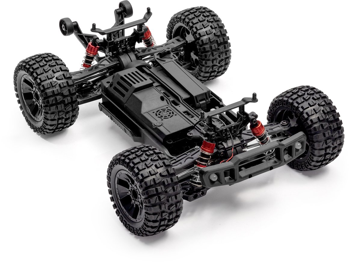 Overmax X-Stable RC auto / RC car – 35 km/h – 4x4 Monster Truck – 1:10 – metalen aandrijving – olie-schokdempers – dubbele LED verlichting – 2 accu’s (tot 40 min rijtijd) – instelbare besturing – actieve rem – offroad terrein model - Bestuurbare Auto — afbeelding 22