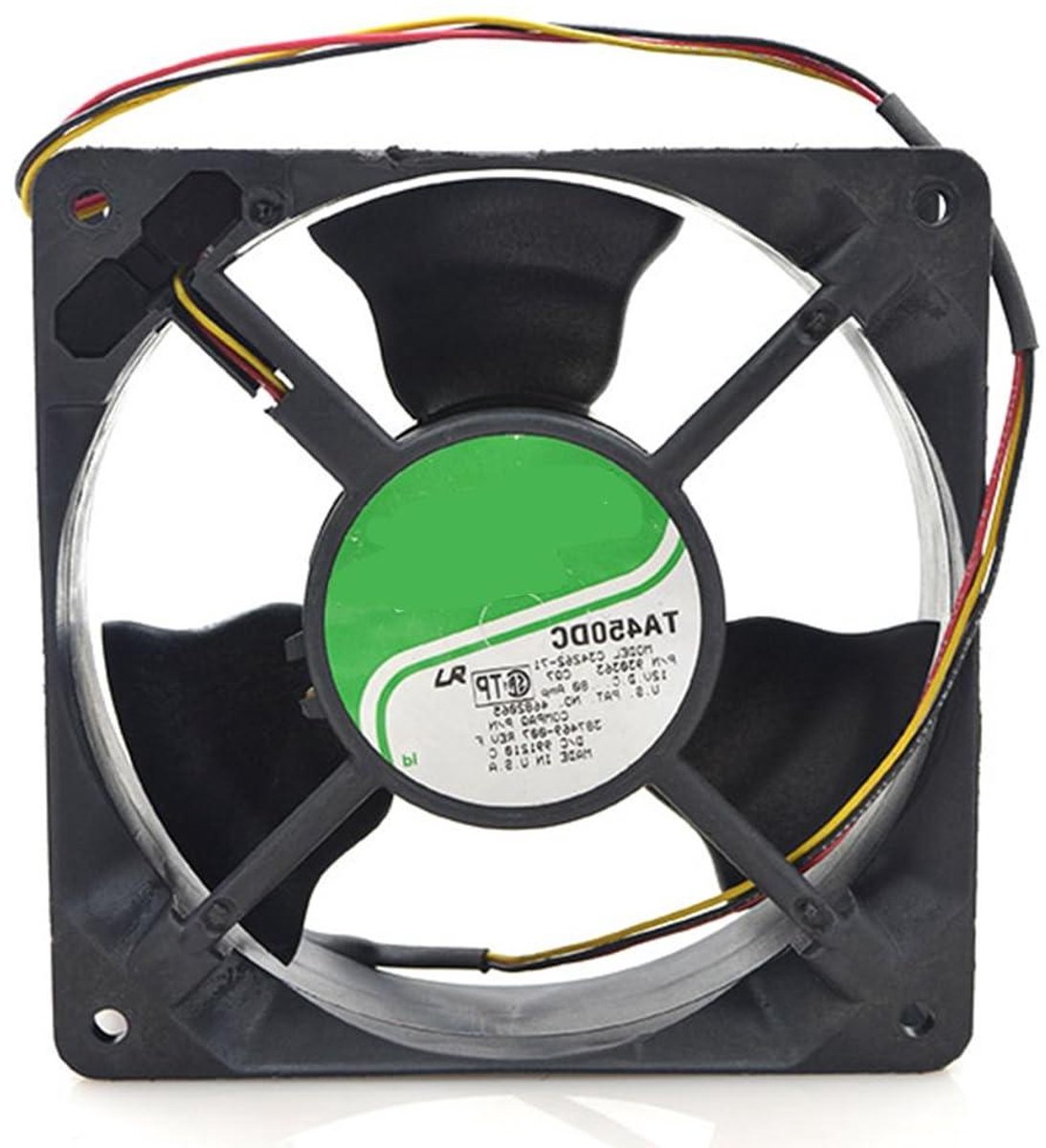 Server Ventilator - Koeler DC - Apparatuur Koelen - Dubbele Kogellagers - 120mm - Zwart