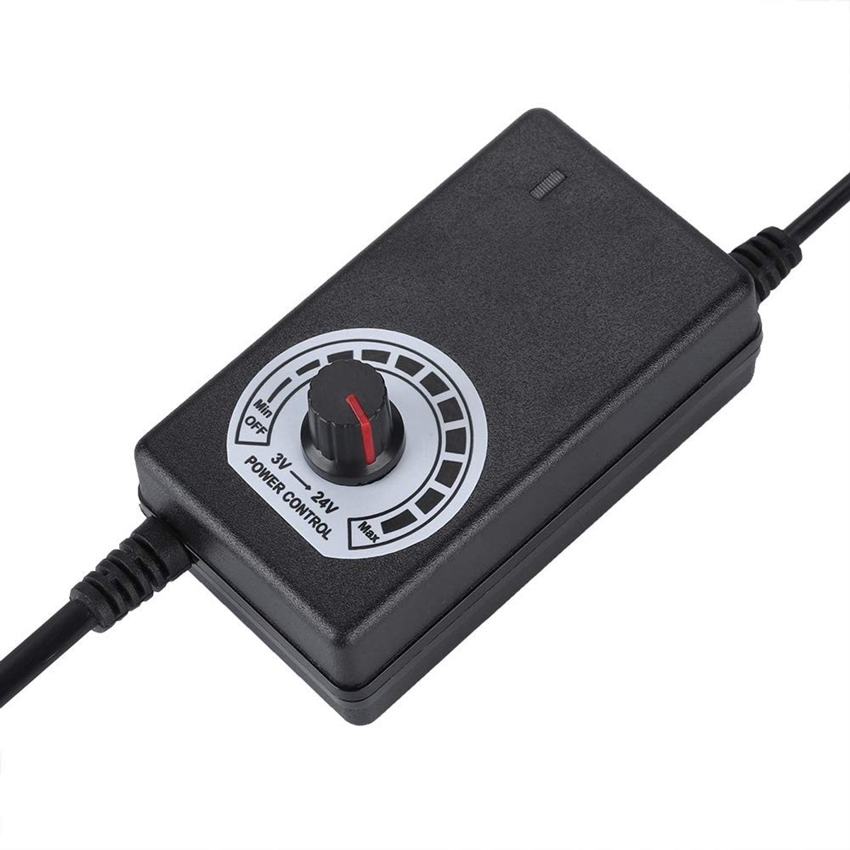ONF3 - Voltage Control Adapter - 24W Voeding - Real-time Voltage Instelling - EU Plug - Geschikt voor LED Verlichting - Voor Micro Boormachines ...