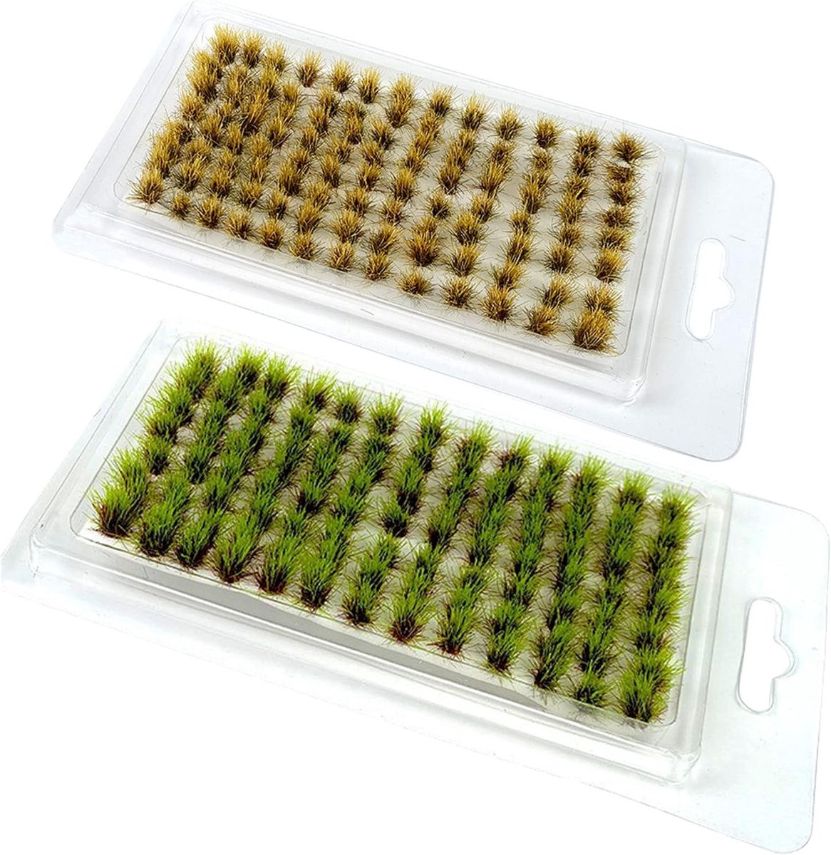 Static Grass Tufts voor Modelbouw en Terrain - Kunstgras voor Spoorweglandschappen en Diorama's, Ideaal voor Realistische Weergave