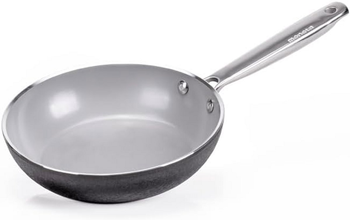 Koekenpan 20 cm met sterke antiaanbaklaag geschikt voor inductie